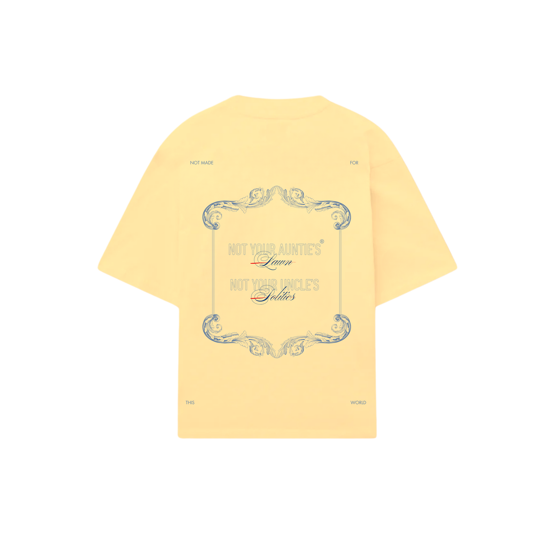 Na Lawn, Na Siyasat Yellow T-Shirt