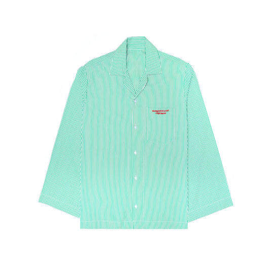 Green Guayabera Shirt