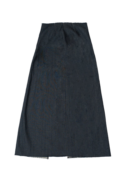 DARK BLUE DENIM SKIRT